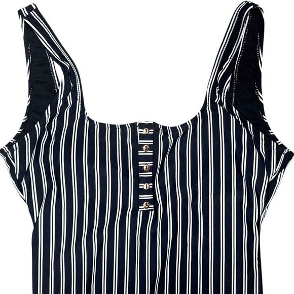 Raisins Del Mar Stripe Coconut Groove One Piece Size Large NWT - Picture 5 of 11